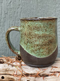 Green & Brown speckled Mug