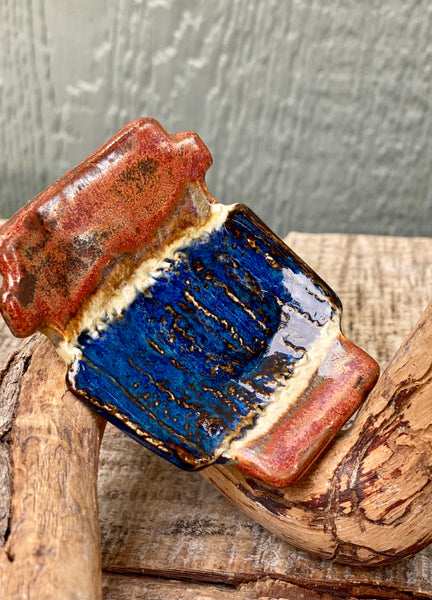 Copper & Blue Spoonrest