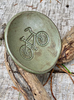 Green Bike trinket dish