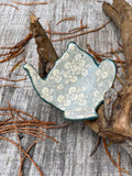 Teapot spoon rest dish