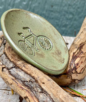 Green Bike trinket dish