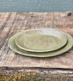 Green Fan Platter Set