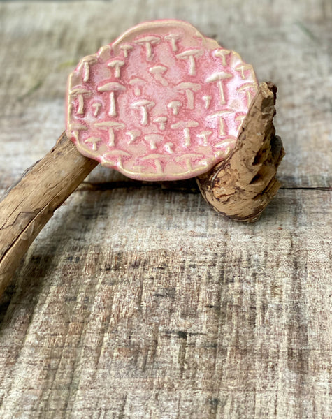 Pink Mushroom Dish