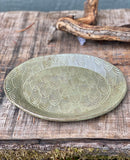 Green Fan Platter Set