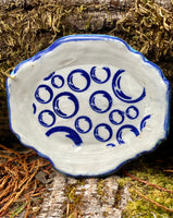Blue circles plate