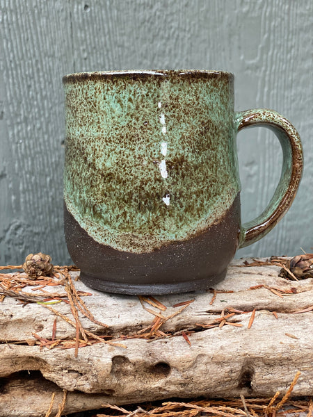 Green & Brown speckled Mug