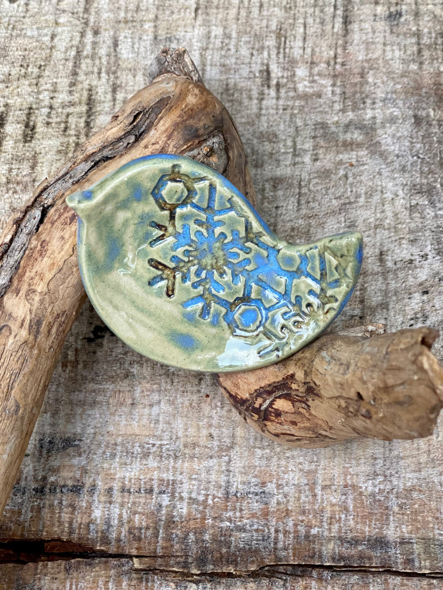 Snowflake Bird Spoon rest – Threaux Art