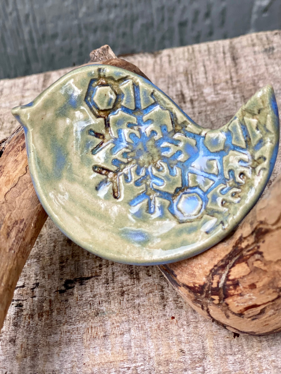 Snowflake Bird Spoon rest – Threaux Art