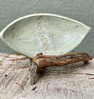 Tropical Leaves boat dish