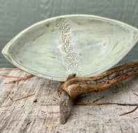 Tropical Leaves boat dish